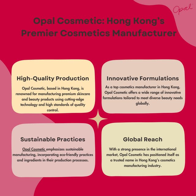 Opal Cosmetic Hong Kong’s Premier Cosmetics Manufacturer | PDF | Free Download